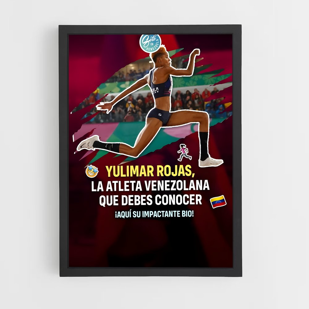 Poster Latamo en Course – affiche Athlétisme (vue 2)